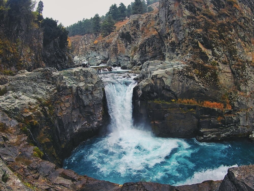 This,Is,Aharbal,Waterfall,In,Kulgam,District,Of,Kashmir,And