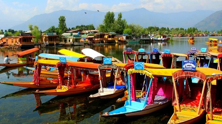shikara ride in dal lake in Srinagar